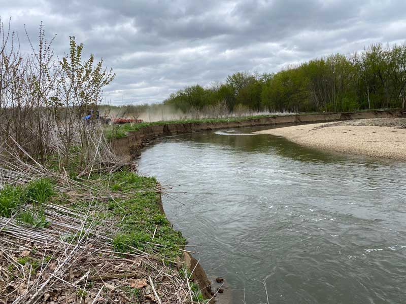 Confluence Preserve, river and trees